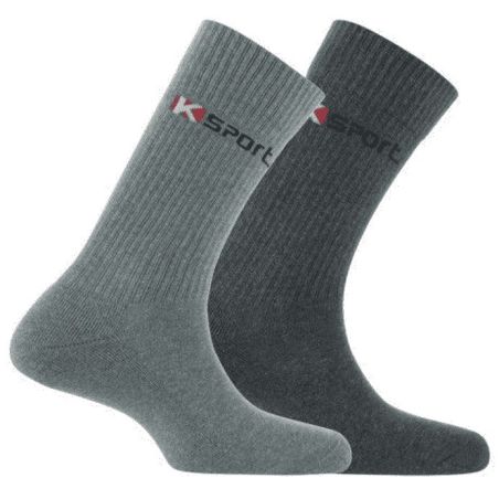 Kindy Pack De 2 Paires Chaussettes K-Sport Gris 43/46