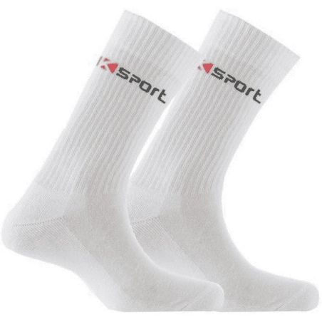 Kindy Pack De 2 Paires Chaussettes K-Sport Blanc 39/42