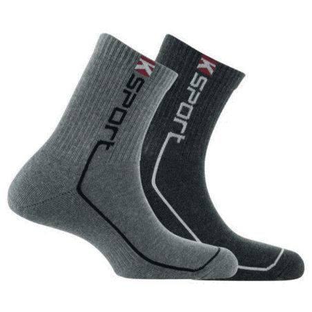 Kindy Pack De 2 Paires Tiges Courtes K-Sport Gris 43/46