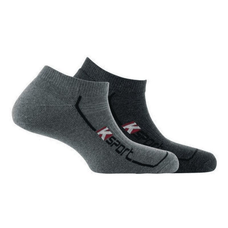Kindy Pack De 2 Paires D'Invisibles K-Sport Gris 39/42