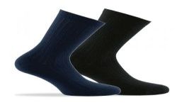 Kindy Lot De 2 Paires Chaussettes Green Socks En Fils Recyclés Maron/Noir 37/41