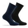 Kindy Lot De 2 Paires Chaussettes Green Socks En Fils Recyclés Maron/Noir 37/41