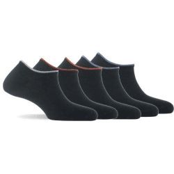 Kindy Pack De 5 Paires D'Invisibles En Coton Eco Noir 43/46
