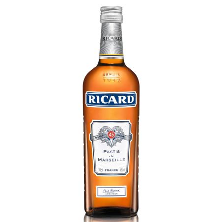 Ricard Pastis De Marseille 45% : La Bouteille 70 Cl