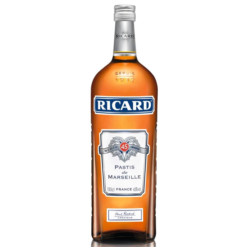 Ricard Pastis De Marseille 45% : La Bouteille 1,5L