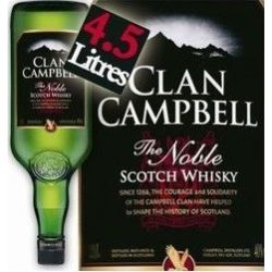 Clan Campbel 4.5L Whisky Campbell 40°