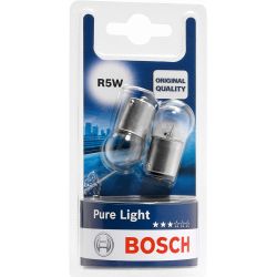 Bosch Lampes Pure Light R5W 12V 5W (Ampoule X2)