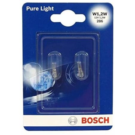 Bosch Lampes Pure Light W1,2W 12V 1,2W (Ampoule X2)