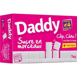 Daddy Sucres Morceaux N°4 Prédécoupé 1Kg