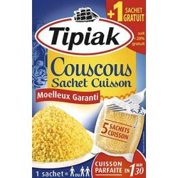 Tipiak Couscous Sac.Cuisson 500G +20% Gratuit