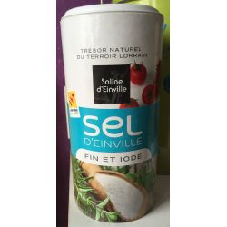 Einville Saline D'Einville Sel Fin Boite Verseuse Le Tresor Des Dieux 500 G