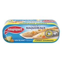 Saupiquet Filets De Maquereaux Au Vin Blanc : La Boite 235G