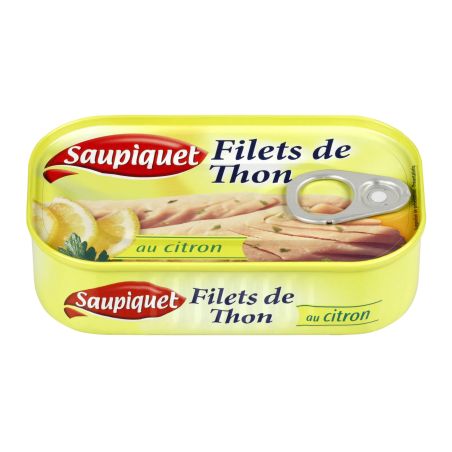 Saupiquet Thon Filets Au Citron : La Boite De 115 G