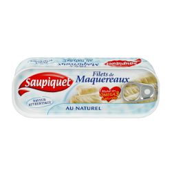 Saupiquet Filets De Maquereaux Au Naturel : La Boite 95 G Net Égoutté