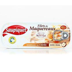 Saupiquet Bte 169G Filet Maquereax/Cidre
