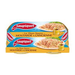 Saupiquet Thon Sauce Moutarde : Les 2 Boites De 135 G