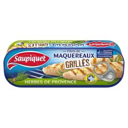 Saupiquet Filets De Maquereaux Grillés/Herbes Provence : La Boite 120 G