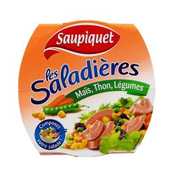 Saupiquet Salade De Mais Thon Légumes 160G