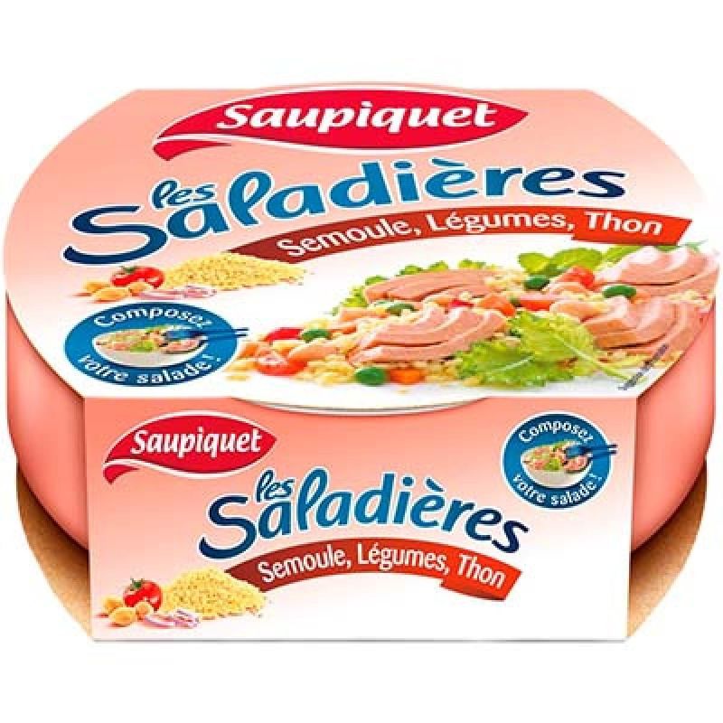 Saupiquet 160G Saladiere Semoule/Thon/Legumes