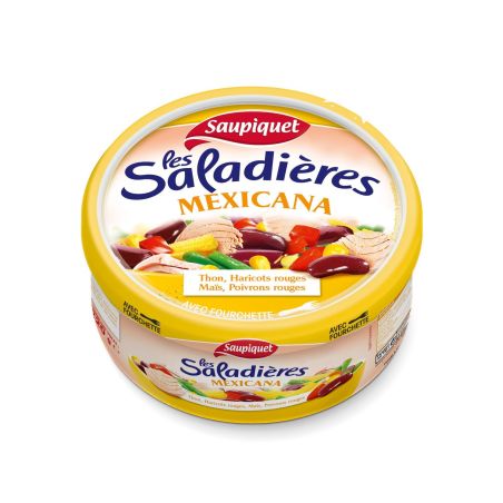 Saupiquet Salade Au Thon Mexicana : La Boite De 220 G