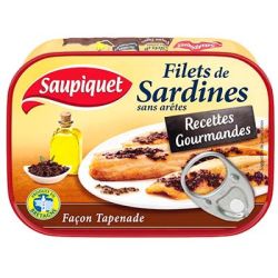 Saupiquet Saup Flt Sardine Tapenade 100G