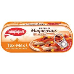 Saupiquet Saup Filet Maquerx Texmex 169G