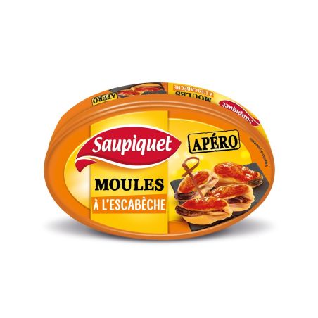 Saupiquet Moules À L'Escabèche : La Boite De 110 G