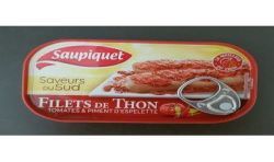 Saupiquet 115G 1/6 Fil.Th.Tom.Piments