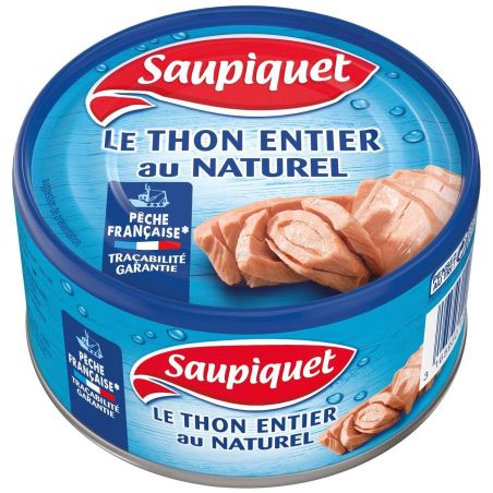 Saupiquet Thon Entier Au Natuel : La Boîte De 140 G