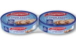 Saupiquet Thon Entier Au Naturel : Les 2 Boîtes De 140 G