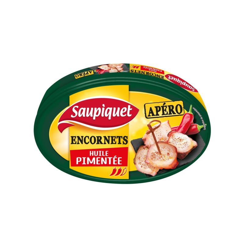 Saupiquet Encornet À L'Huile Pimentée : La Boite De 110G