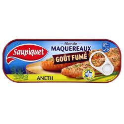 Saupiquet Filets De Maquereaux Goût Fumé Aneth 120G