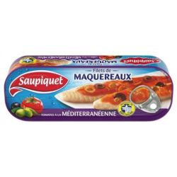 Saupiquet Filets De Maquereaux Tomates À La Méditerranéenne 169G