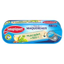 Saupiquet Filets De Maquereaux Au Muscadet : La Boite 120G