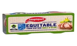 Saupiquet Thon Entier Huile D'Olive Equitable 2 X 65 G