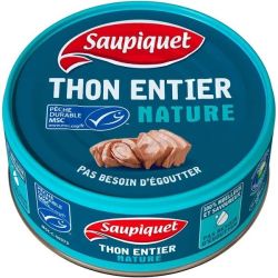 Saupiquet Thon Entier Nature : La Boite De 112G