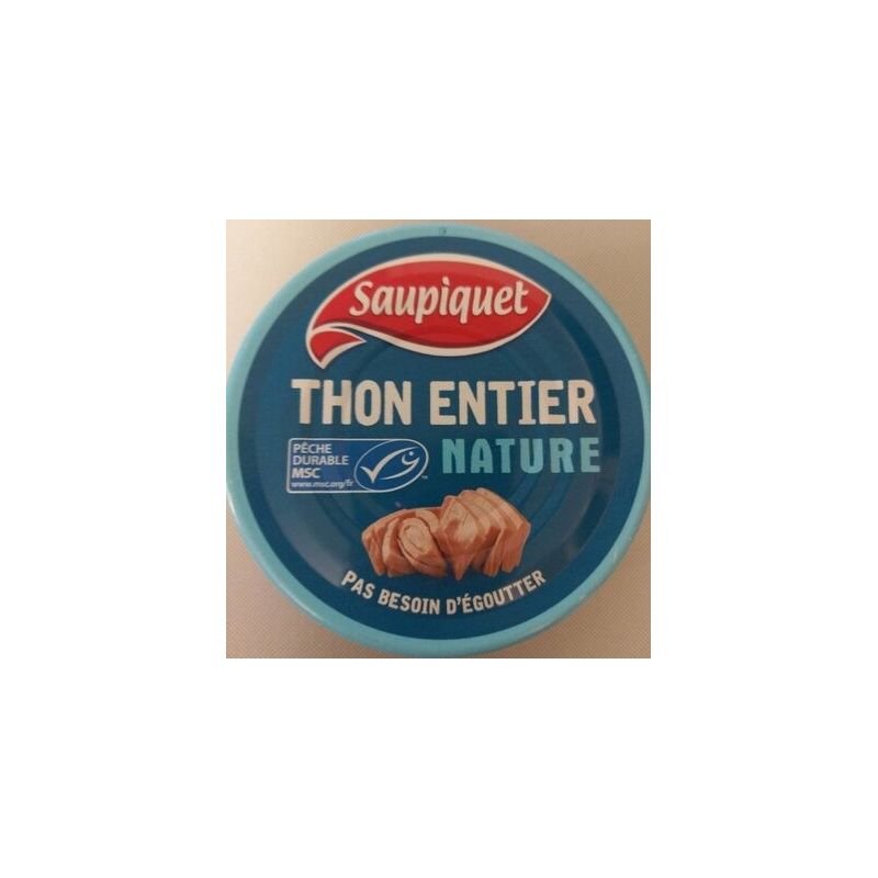 Saupiquet Saup Thon Entier Nat Msc 186G