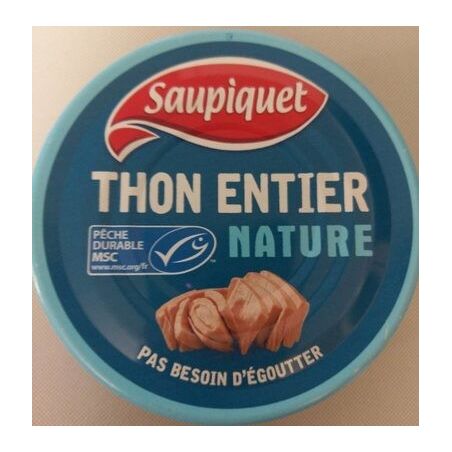 Saupiquet Saup Thon Entier Nat Msc 186G