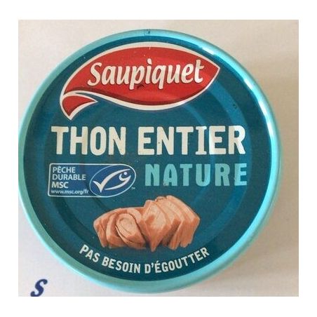 Saupiquet Saup Thon Entier Nat Msc 2X93G