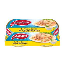 Saupiquet Thon Sauce Mayonnaise : Les 2 Boites De 135 G