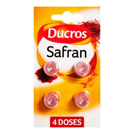 Ducros Safran En Poudre : Les 4 Doses De 0,1 G