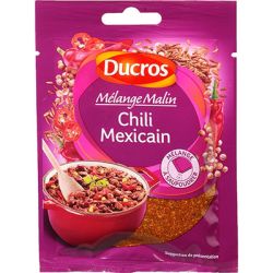 Ducros Epice Chili Mexicain Sachet Malin 20G