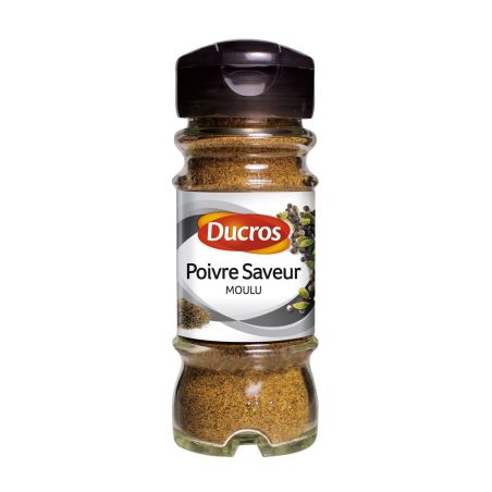 Ducros Poivre Saveur Moulu : Le Flacon De 40G