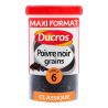 Ducros Poivre Noir Grains Force 6 : Le Pot De 90 G