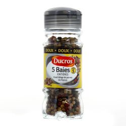 Ducros 30G Flacon 5 Baies Grains Doux
