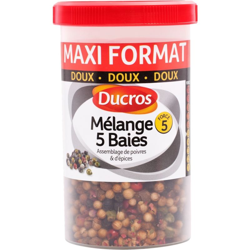 Ducros Baies X5 Doux Force 5 : La Boite De 70 G