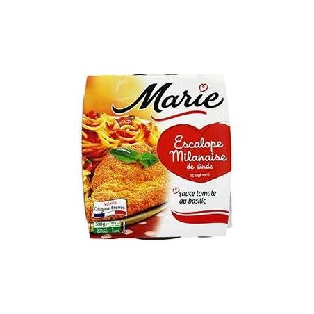 Marie 300G Escalope Milanaise Spagetti/Basilic
