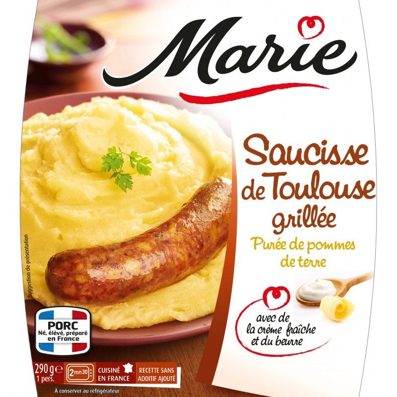 Marie Saucisse Toulouse Grille Puree Ancienne 290G