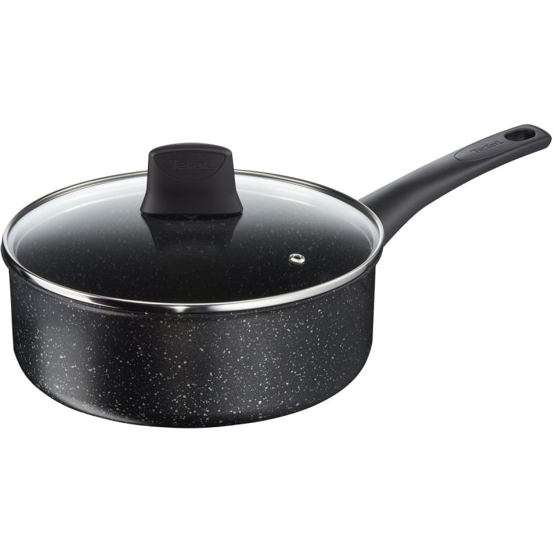 Tefal Sauteuse Noir Authentic 24 Cm Avec Couvercle Tous Feux Dont Induction