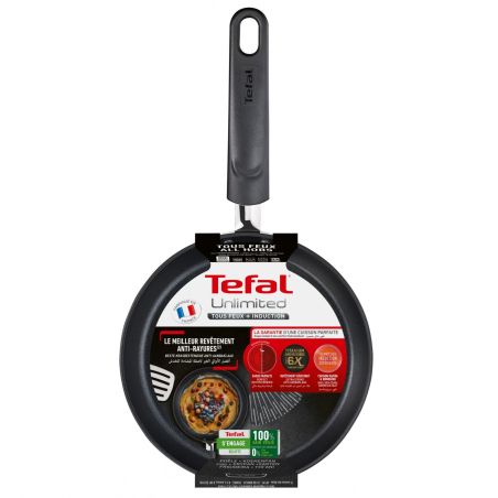 Tefal Poêle En Aluminium Induction Unlimited 28 Cm Noir